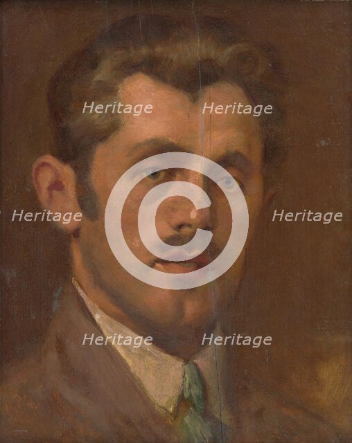 Portrait of P. Trunkát, 1934-1936. Creator: Milan Thomka Mitrovsky.