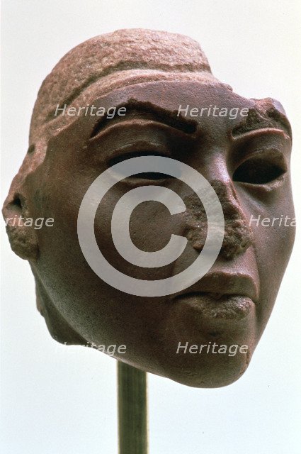 Head of the Ancient Egyptian Queen Tiye, c1388-1340 BC. Artist: Unknown