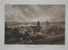 Liber Studiorum: London from Greenwich. Creator: Joseph Mallord William Turner (British, 1775-1851).