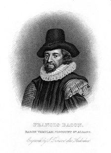 Francis Bacon, English philosopher, statesman and essayist, 19th century.Artist: J Thomson