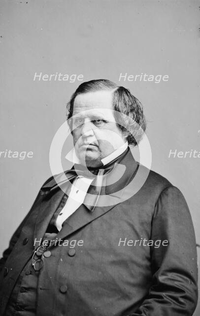 Judge Nathan Clifford, between 1855 and 1865. Creator: Unknown.