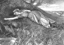 Scene from "Tess of the D'Urbervilles", by Thomas Hardy, 1891. Creator: E Borough Johnson.