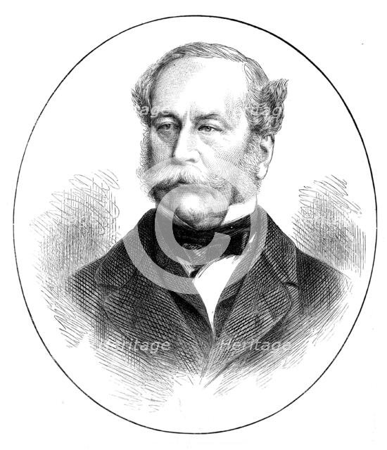 The late Sir Joshua Walmsley, 1871. Creator: Unknown.