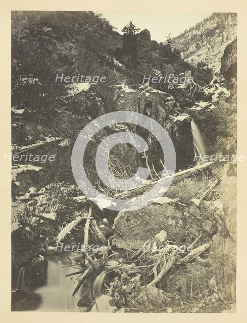 City Creek Canon, Wasatch Mountains, Salt Lake Valley, 1868/69. Creator: Andrew Joseph Russell.