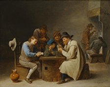The Card Players, 1646. Creator: David Teniers II.