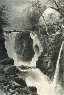 'Pandy Mill and Fall, near Bettws-Y-Coed, North Wales', c1870.