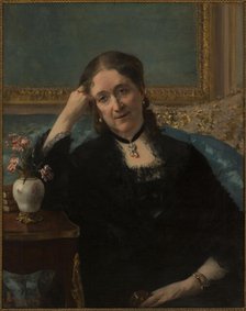 Portrait de Madame Blerzy, 1884. Creator: Henri Gervex.