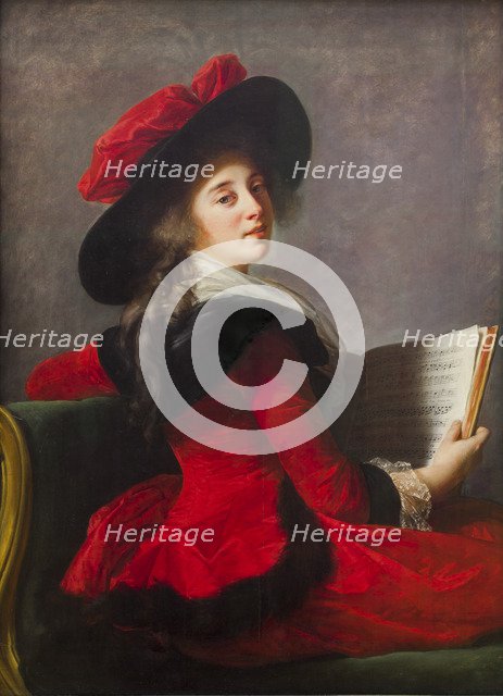 Portrait of the Baroness Crussol, wife of Henri-Charles-Emmanuel de Crussol-Florensac, née Anne Mari