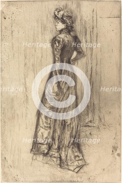 Maud, Standing, c. 1873. Creator: James Abbott McNeill Whistler.