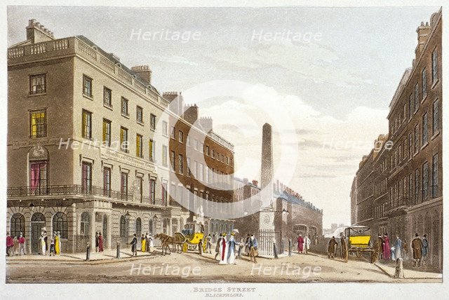 New Bridge Street, City of London, 1812. Artist: Anon