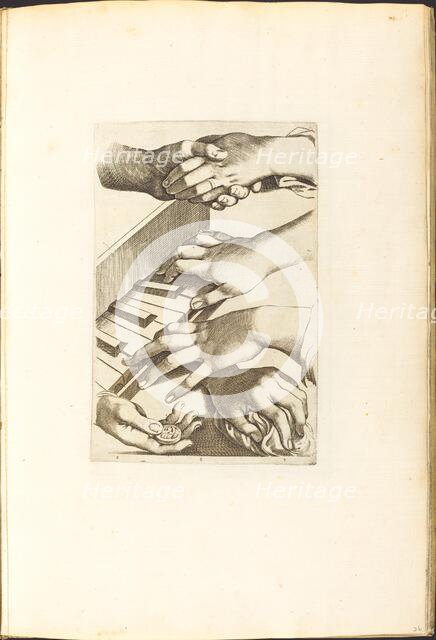 Print from Drawing Book, c. 1610/1620. Creator: Luca Ciamberlano.