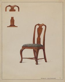 Chair, 1935/1942. Creator: Francis Law Durand.