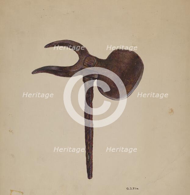 Hoe, 1935/1942. Creator: George File.