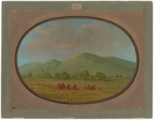 Nishnabotana Bluffs, Upper Missouri, 1861/1869. Creator: George Catlin.