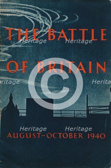 Front page of The Battle of Britain, 1943. Artist: Unknown.