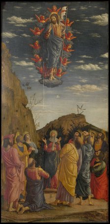 The Ascension (Trittico degli uffizi (Uffizi Tryptich), left panel), ca 1463-1464. Artist: Mantegna, Andrea (1431-1506)