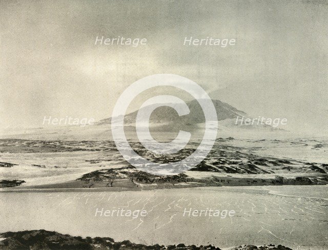 'Mount Erebus in Eruption on June 14, 1908, (1909). Artist: Unknown.