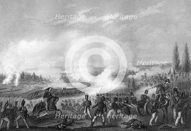 Battle of Talavera, Spain, 27-28 July 1809 (c1857).Artist: DJ Pound