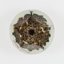 Paperweight, France, c. 1845-60. Creator: Saint-Louis Glassworks.