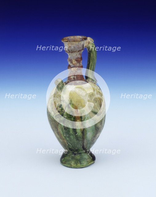 Miniature Tang style sancai ewer, modern fake, c1920-1950. Artist: Unknown