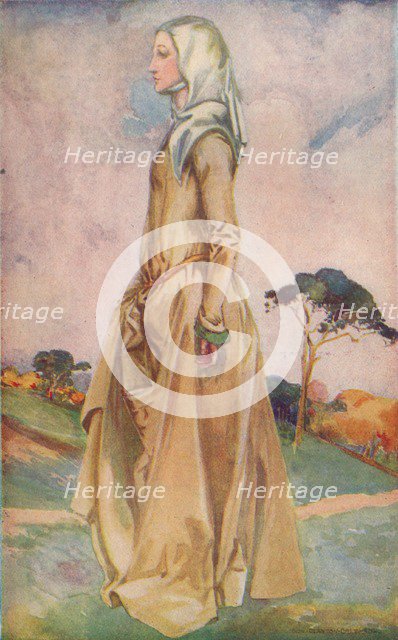 'A Woman of the Time of Henry II', 1907. Artist: Dion Clayton Calthrop.