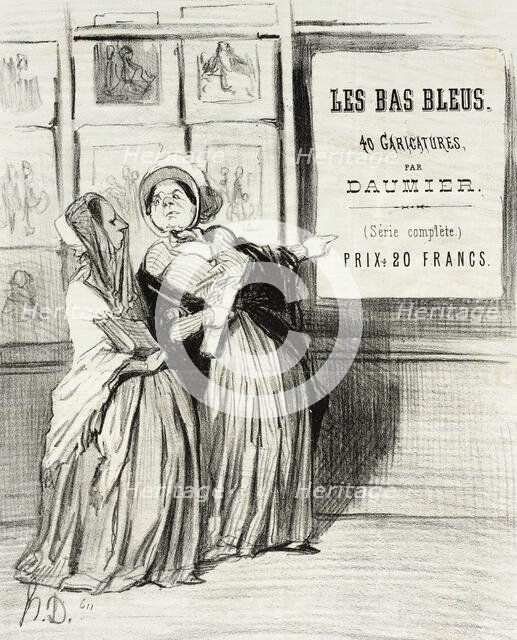 Voyez donc un peu, Isménie!..., 1844. Creator: Honore Daumier.