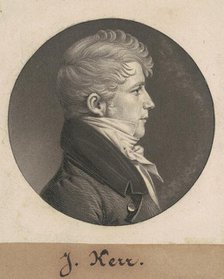 John Leeds Kerr, 1808. Creator: Charles Balthazar Julien Févret de Saint-Mémin.