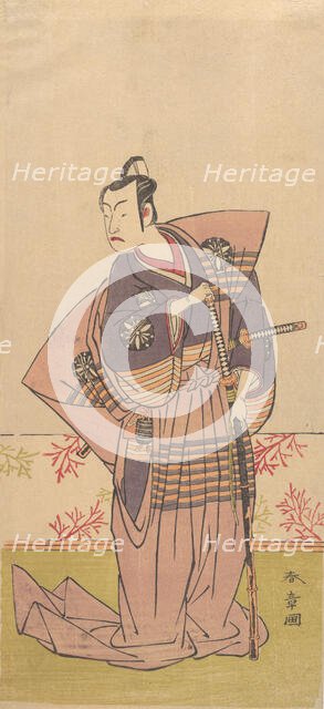 The Actor Matsumoto Koshiro 2nd as a Samurai, 1771-72. Creator: Shunsho.