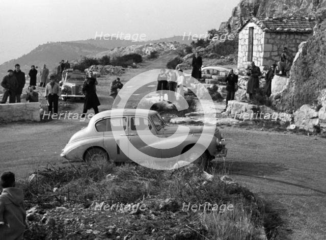 Sunbeam Talbot 90, Stirling Moss, 1954 Monte Carlo rally. Creator: Unknown.
