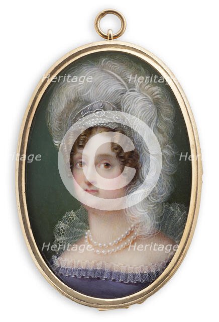 Amalie of Zweibrücken-Birkenfeld, 1817-1847. Creator: Jeremias David Alexander Fiorino.