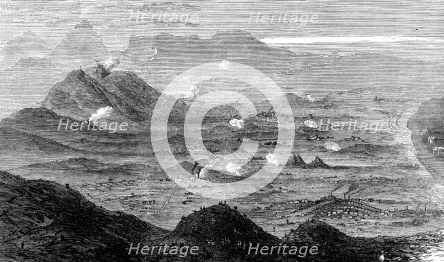 Bombardment of Carthagena: view from Mount Forman, looking west, 1873. Creator: Unknown.