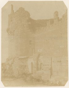Ruins of Cecilia Metella, Rome, 1850s. Creator: Unknown.