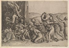 Scipio Granting Clemency to the Prisoners, 1530-61. Creator: Battista Franco Veneziano.