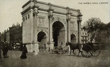 'The Marble Arch, London', late 19th-early 20th century.  Creator: Unknown.