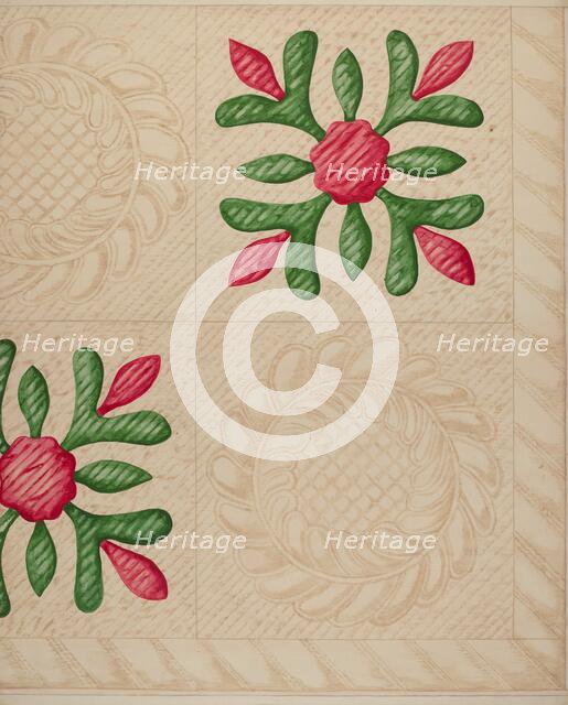 Quilt, c. 1937. Creator: Katherine Hastings.