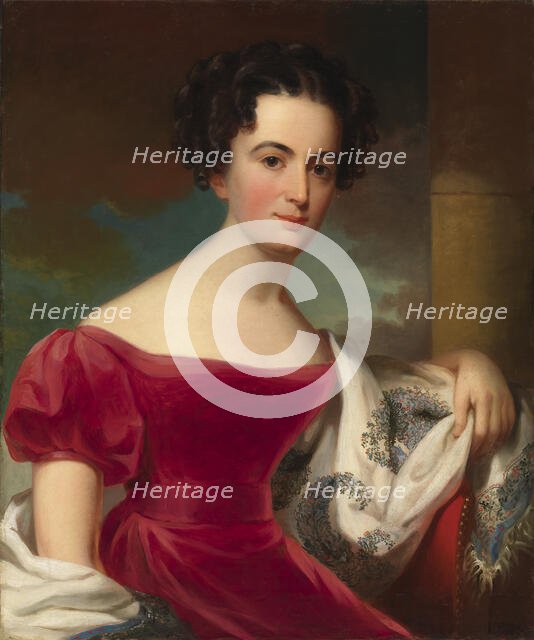 Jane Evans Tevis, 1827. Creator: Jacob Eichholtz.