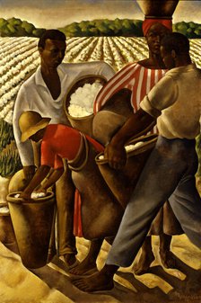 Employment of Negroes in Agriculture, 1934. Creator: Earle Richardson.