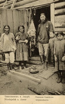 Nikolaevsk-on-Amur. Gilyak family, 1900. Creator: Unknown.