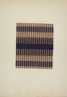 Textile Print, c. 1938. Creator: Lucille Lacoursiere.