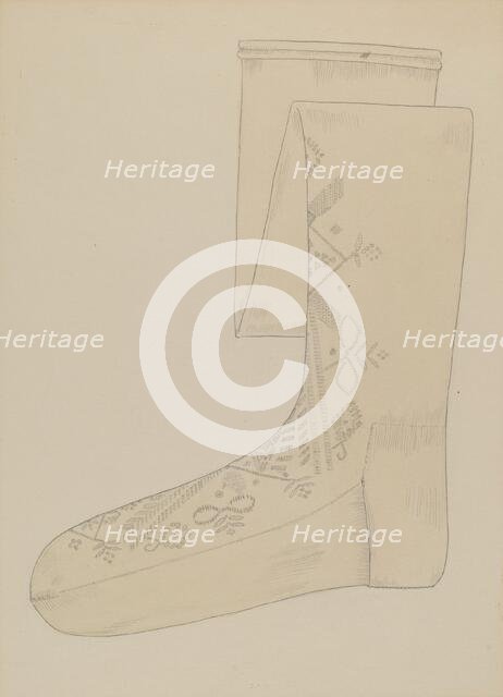 Stockings, c. 1936. Creator: Melita Hofmann.