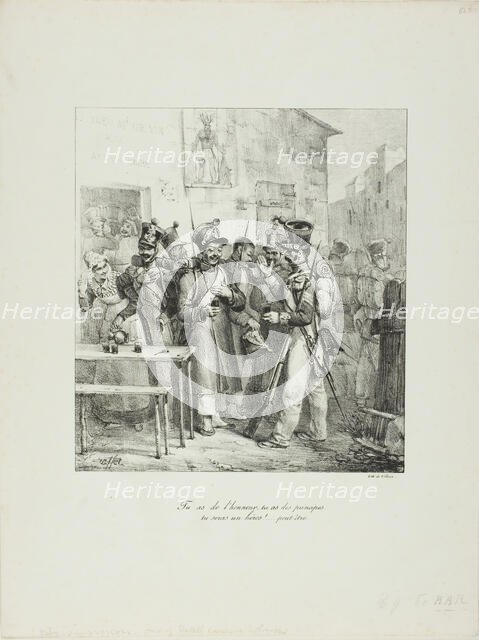 You Have Honor..., 1825–26. Creator: Auguste Raffet.