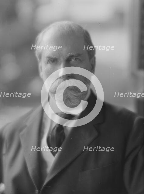 Hughes, Charles, Mr., portrait photograph, 1916. Creator: Arnold Genthe.