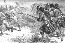 'Charge of the Highlanders', c1880. Artist: C.R..