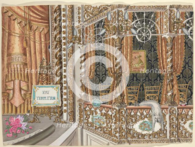 Theatre Box, 1892, c. 1947. Creator: Perkins Harnly.