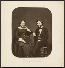 Dr. Joseph and Lydia Parrish, 1860s. Creator: Frederick Gutekunst.