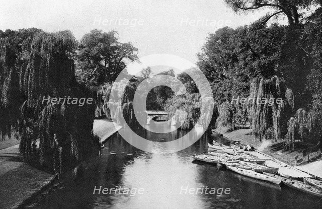 Trinity College Bridge, Cambridge, 1924-1926. Artist: HN King