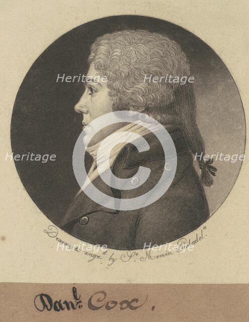 Cox, 1798. Creator: Charles Balthazar Julien Févret de Saint-Mémin.