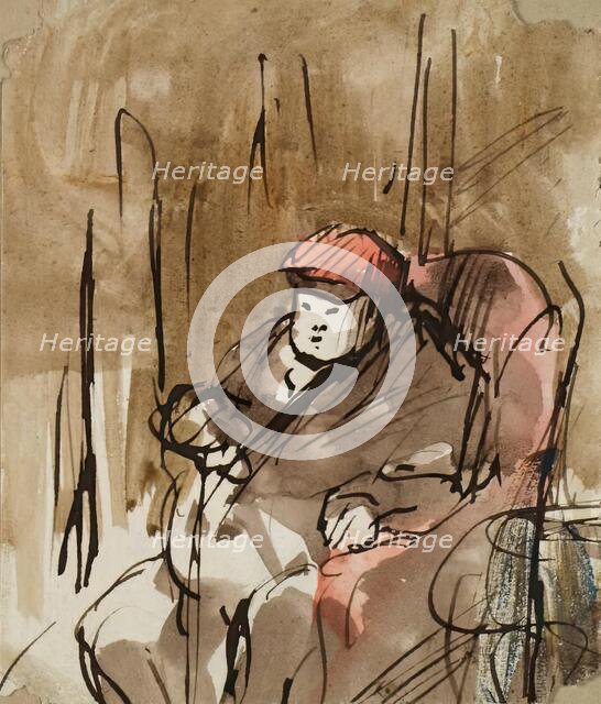 Lord Panmure - sketch, c1847. Creator: John Phillip.