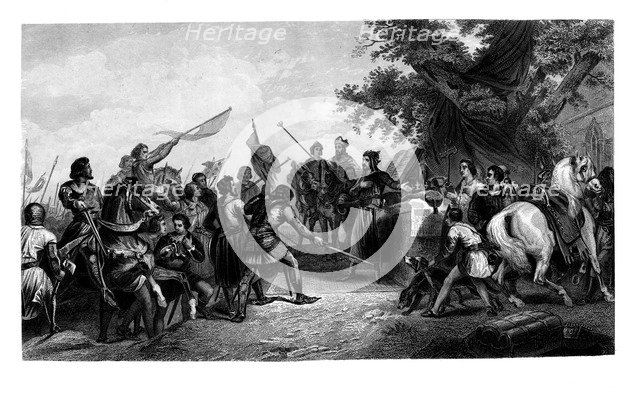 The Battle of Bouvines, 27 July 1214, (1875).  Creator: CH Jeens.