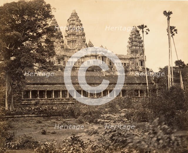 Façade Nord de la Grand Pagode, 1866. Creator: Emile Gsell.